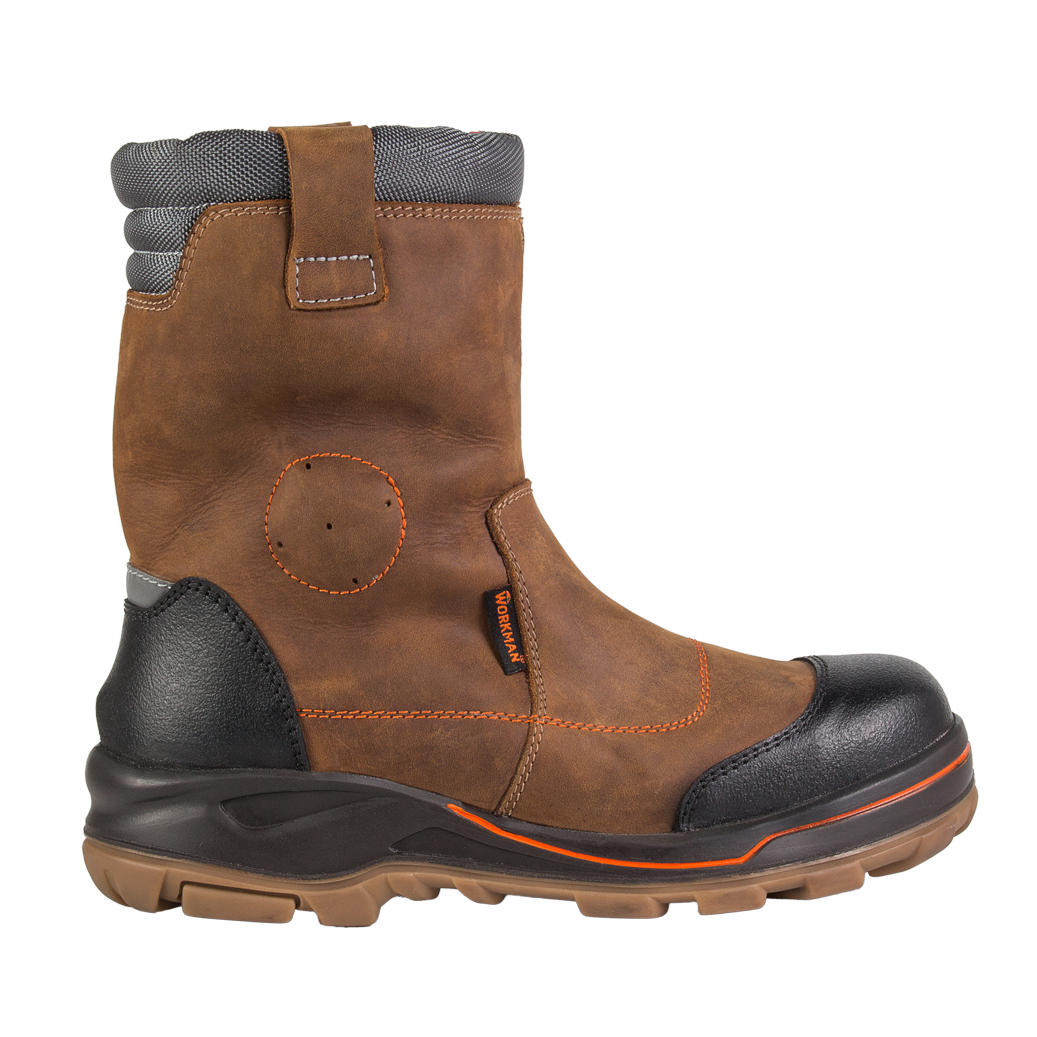 Bota de Seguridad 804 Café Workman Calzado de Seguridad Industrial - Antiestático