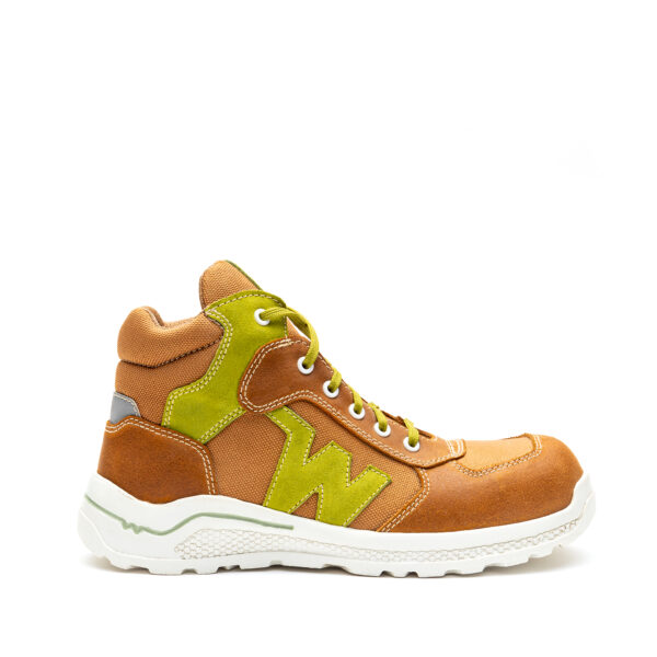 Tenis de Seguridad Borceguí 310 Café - Verde