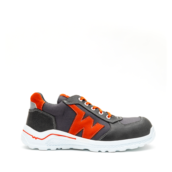 Tenis de Seguridad Choclo 311 Gris - Naranja