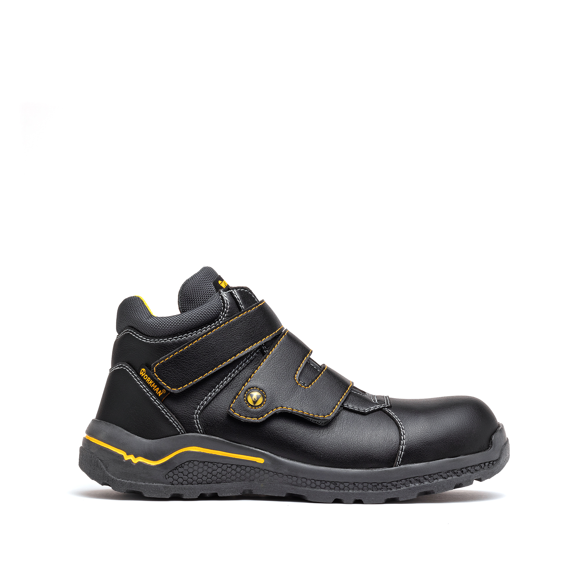Calzado de Seguridad Borceguí 306 ESD Negro - Workman Calzado de Seguridad Industrial - Antiestático
