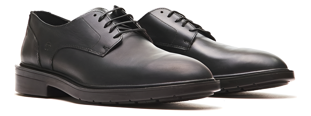 Zapato Ejecutivo De Seguridad Negro Henry Con Punta De Acero