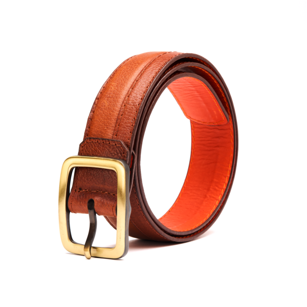 Cinturón de Piel Grizzly Rust Modelo Rebel 2