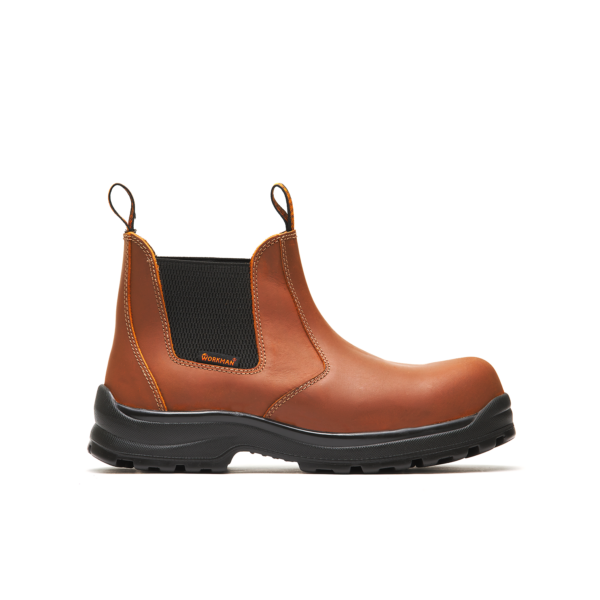 Bota de Seguridad Tipo Chelsea Modelo Pacer Café WORKMAN®