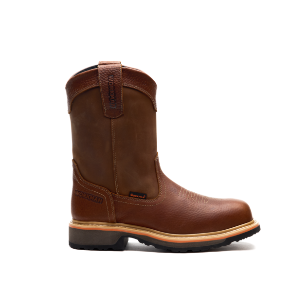 Bota de Seguridad tipo Rodeo Modelo Stockman Café WORKMAN